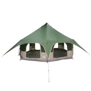vidaXL Tienda Familiar Verde 10 personas