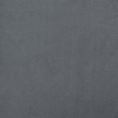 vidaXL Cama para perros de terciopelo gris oscuro 50x40x26,5 cm