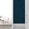 vidaXL Paneles de pared 12 uds cuero sintético azul 30x15 cm 0,54 m²