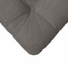 vidaXL Cojines para asiento 4 pcs Gris Claro 40 x 40 cm Tela de pana