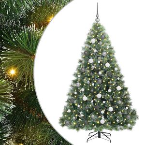 vidaXL &Aacute;rbol de Navidad artificial con 300 LED Verde 180 cm PE y PVC