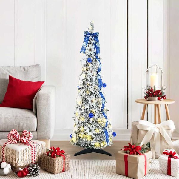vidaXL &Aacute;rbol de Navidad artificial con 50 LED con soporte 120 cm PVC