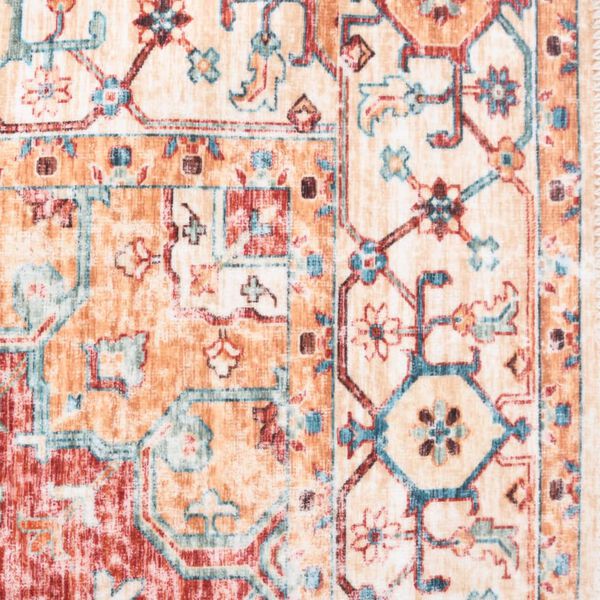 vidaXL Alfombra estampada lavable multicolor poli&eacute;ster 160x230 cm