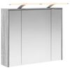 vidaXL Armario con espejo de ba&ntilde;o Gris Sonoma 73,5 x 16 x 62,5 cm