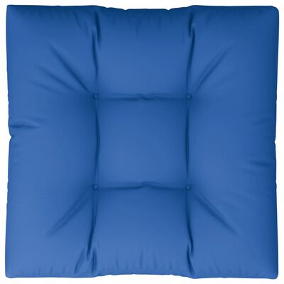 vidaXL Cojín para sofá de palets de tela azul 80x80x12 cm