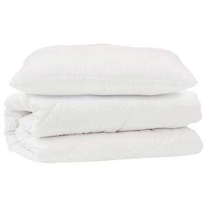 vidaXL Juego de Edred&oacute;n con almohada 2 uds. Microfibra