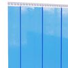 vidaXL Tira de cortina para puertas PVC azul 300x2,6 mm 10 m