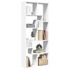 vidaXL Librer&iacute;a divisora madera ingenier&iacute;a blanca 67x25x161,5 cm