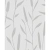 Noordwand Papel de pared Topchic Reed Plumes gris metalizado