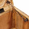 vidaXL Caja de Almacenamiento 70 x 35 x 40 cm madera maciza de mango