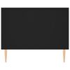 vidaXL Mesa de centro madera contrachapada negro 90x50x40 cm