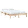vidaXL Estructura de cama madera maciza de pino 180x200 cm
