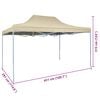 vidaXL Carpa pleglable Pop-up 3x4,5 m blanco crema