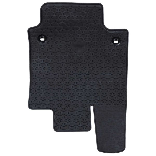 vidaXL Alfombrilla de Coche 4 pcs Negro Goma