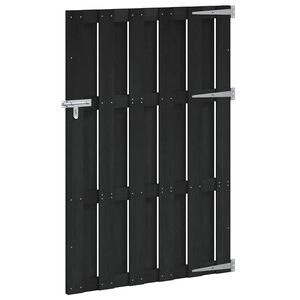 vidaXL Puerta de jard&iacute;n de WPC gris 100x150 cm