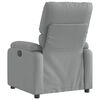 vidaXL Sill&oacute;n reclinable de tela gris claro