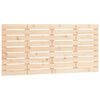 vidaXL Cabecero de cama de pared madera maciza de pino 126x3x63 cm