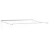 vidaXL Estructura de toldo manual 4 x 2 m Blanco