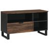 vidaXL Unidades de TV Nogal 80 x 33 x 46 cm Madera contrachapada