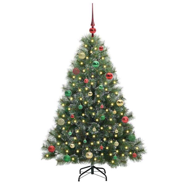 vidaXL &Aacute;rbol de Navidad artificial con 150 LED Verde 150 cm PE y PVC