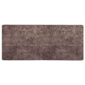 vidaXL Pasillo de alfombra MARSA Gris 50 x 100 cm Poli&eacute;ster y PVC
