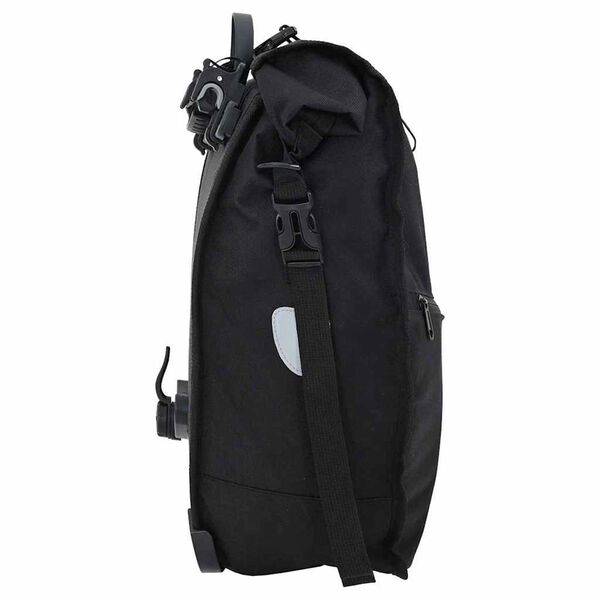 vidaXL Bolsa de bicicleta Negro 32.5 x 17 x 57 cm Poliéster