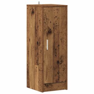 vidaXL Zapatero de aglomerado madera vieja 32x35x92 cm