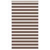 vidaXL Estor cebra marr&oacute;n 130x230 cm tejido ancho 125,9 cm poli&eacute;ster