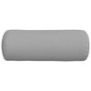 vidaXL Cojines Bolster 2 pcs Gris Nube Ø 25 x 70 cm tela