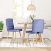 vidaXL Sillas de comedor 2 uds tela azul jeans