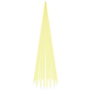 vidaXL &Aacute;rbol de Navidad en asta de bandera 1134LED blanco c&aacute;lido 800cm