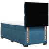 vidaXL Cama box spring con colch&oacute;n terciopelo azul 100x200 cm