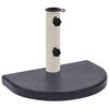vidaXL Base de sombrilla granito negra 40x28x4 cm
