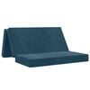 vidaXL Sof&aacute; Cama Plegable 160 x 67 x 45 cm Azul