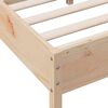 vidaXL Estructura de cama sin colch&oacute;n madera maciza de pino 160x200 cm