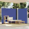 vidaXL Toldo lateral retr&aacute;ctil para patio azul 170x1200 cm
