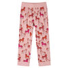 Pijama infantil de manga larga rosa claro 104