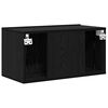 vidaXL Conjunto de mueble de TV Negro 60 x 30 x 30 cm