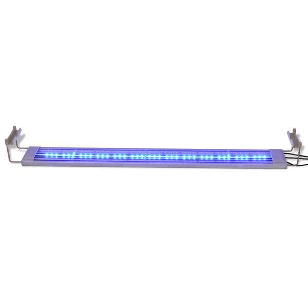 vidaXL L&aacute;mpara LED para acuario aluminio IP67 80-90 cm
