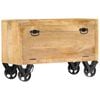 vidaXL Zapatero madera maciza de mango 86x35x55 cm