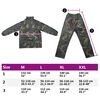 Chubasquero impermeable pantalón sudadera hombre camuflaje XXL