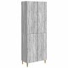vidaXL Juego de armarios 2 pcs Sonoma gris Madera de ingenier&iacute;a