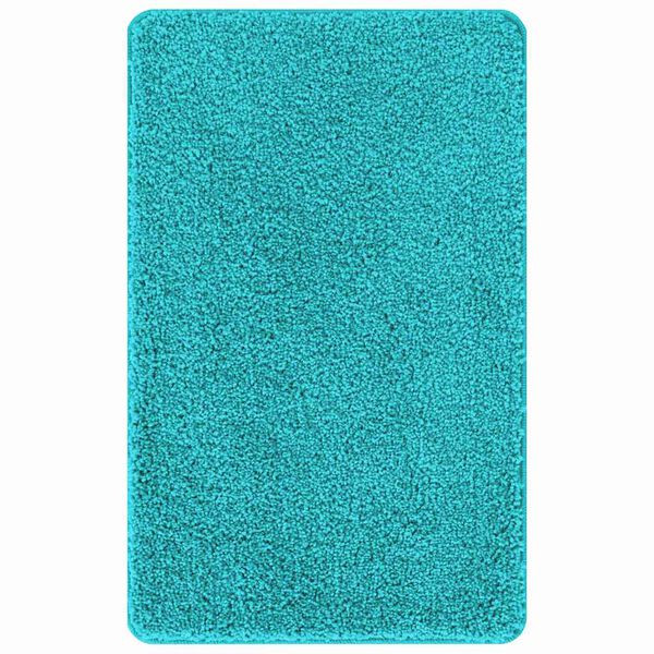 vidaXL Alfombrilla de ba&ntilde;o antideslizante Tuquesa 50 x 80 cm PP