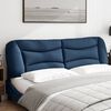 vidaXL Cabecero de cama acolchado Hvar tela azul 180 cm
