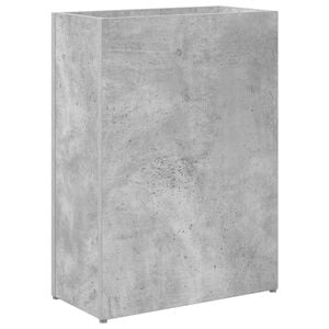 vidaXL Paraguero Gris Concreto 40 x 20 x 55,5 cm Madera de ingenier&iacute;a