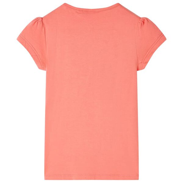Camiseta infantil color coral 92