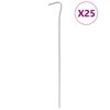 vidaXL Clavijas para tienda 25 uds acero galvanizado 23 cm &Oslash;3 mm