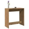 vidaXL Mesa alta bar madera ingenier&iacute;a roble artisian 102x50x103,5 cm