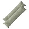 vidaXL Funda de almohada 2 uds. HEERLEN Verde 40 x 145 cm