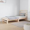vidaXL Sof&aacute; cama extra&iacute;ble sin colch&oacute;n 2x(90x190) cm